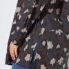 Πουκάμισο μακρυμάνικο με animal print και μακριά μανίκια