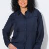 Πουκάμισο μακρυμάνικο oversized, ελαφρώς διάφανο