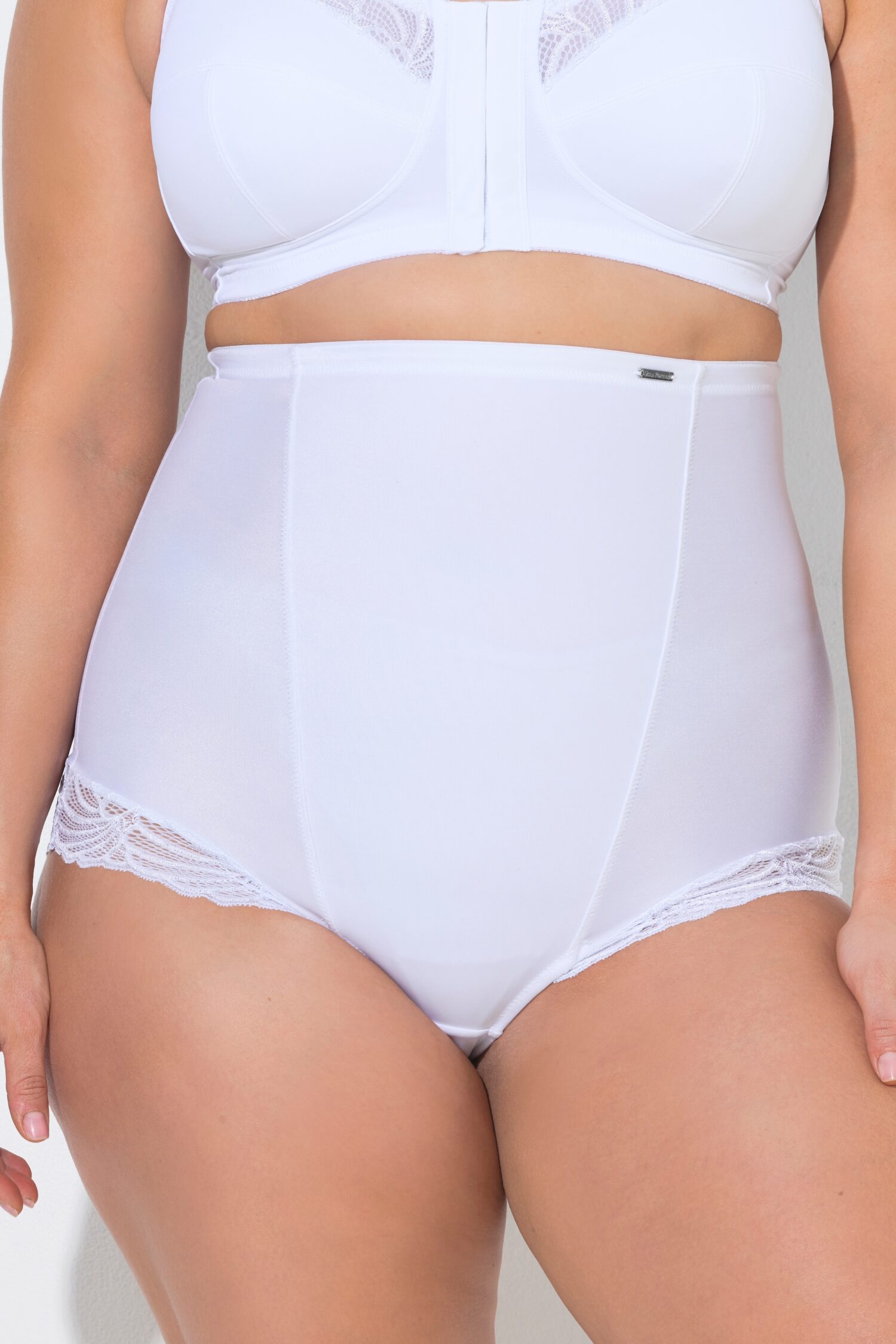 Σλιπ bodyforming, ψηλόμεσο με διάφανη δαντέλα