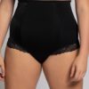 Σλιπ bodyforming, ψηλόμεσο με διάφανη δαντέλα