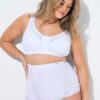 Σλιπ bodyforming, ψηλόμεσο με διάφανη δαντέλα