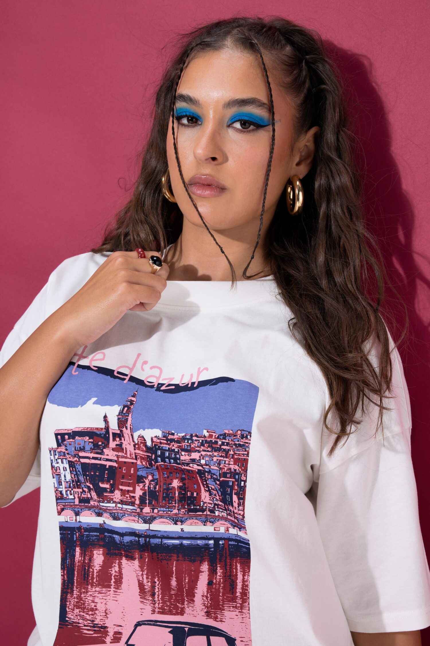 T-shirt με τύπωμα Cote d'Azur