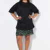 T-shirt oversized, από απαλό scuba ζέρσεϊ ύφασμα