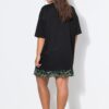 T-shirt oversized, από απαλό scuba ζέρσεϊ ύφασμα