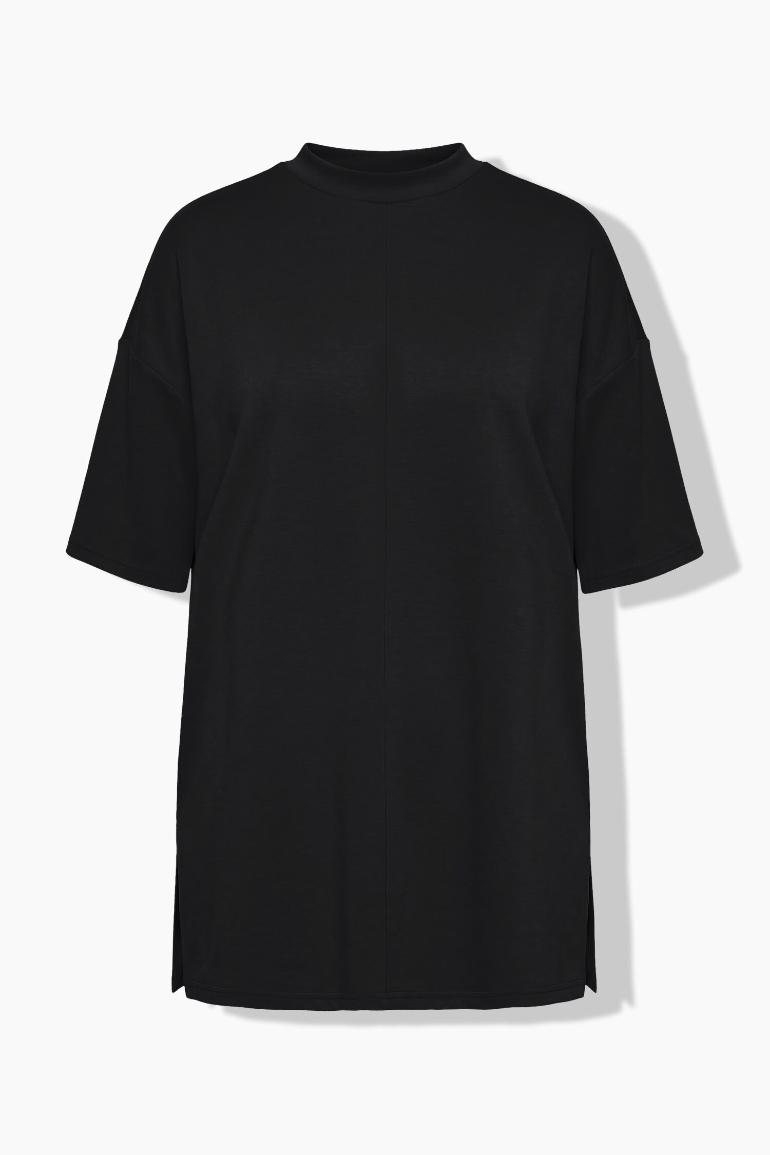 T-shirt oversized, από απαλό scuba ζέρσεϊ ύφασμα