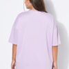T-shirt oversized, από απαλό scuba ζέρσεϊ ύφασμα
