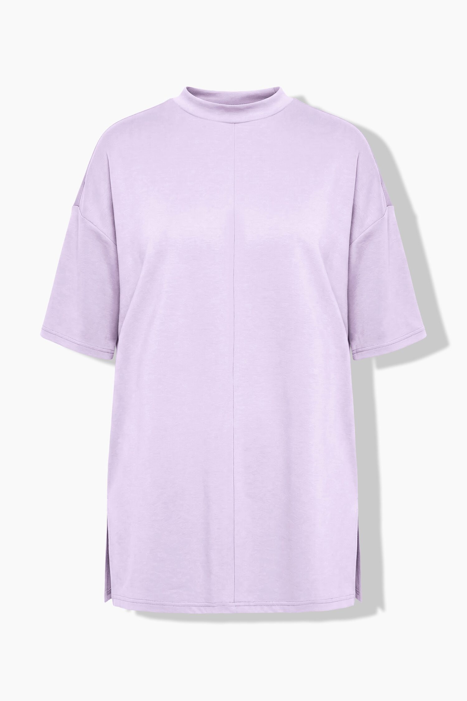 T-shirt oversized, από απαλό scuba ζέρσεϊ ύφασμα