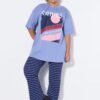 T-shirt oversized με τύπωμα CANNES