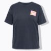T-shirt oversized με τύπωμα και washed effect