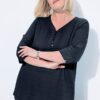 Τουνίκ με bubble εφέ και μανίκια 3/4