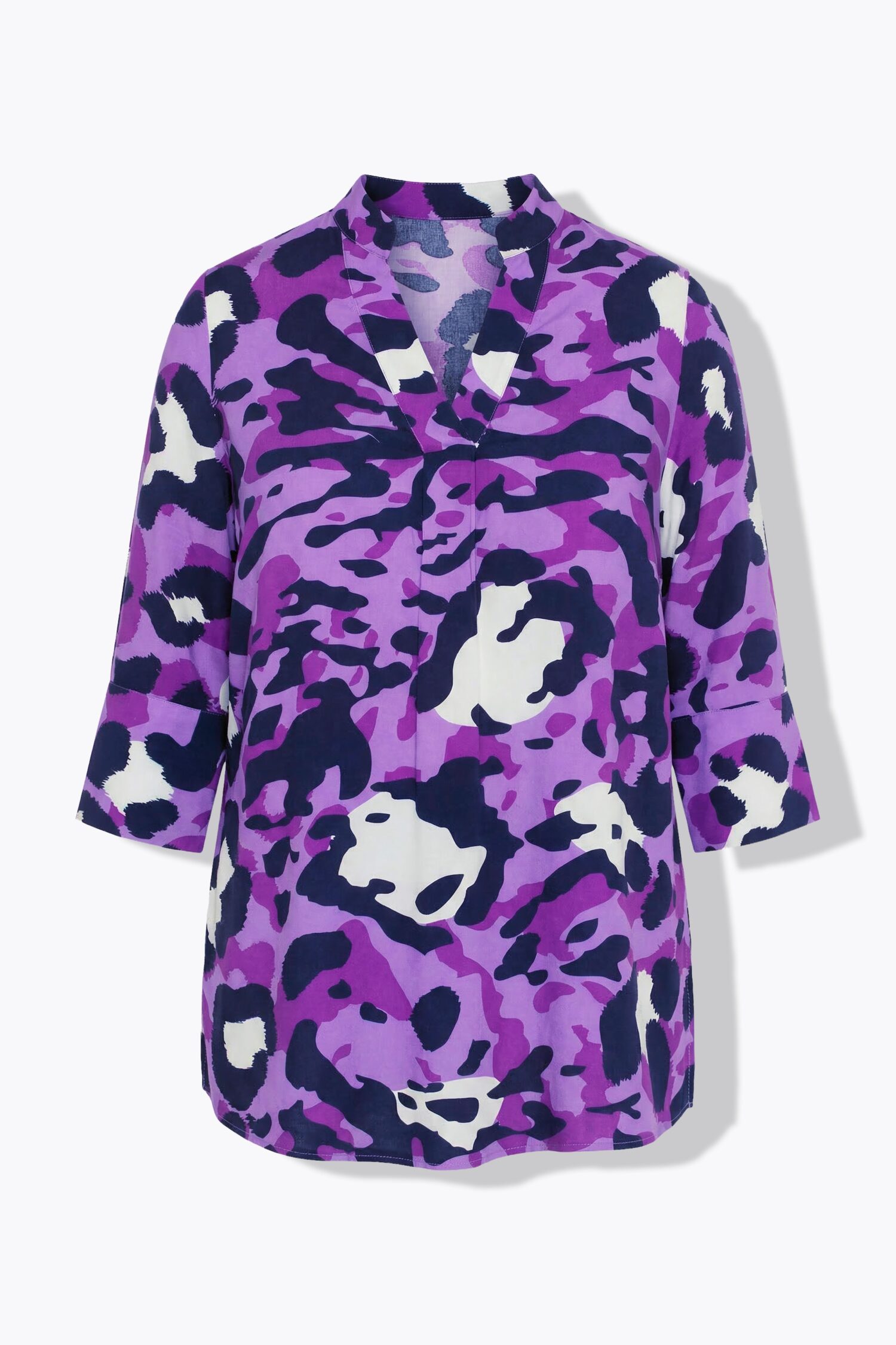Τουνίκ σε γραμμή Α με πολύχρωμο animal print