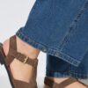 Τζιν παντελόνι barrel fit, από ελαστικό denim ύφασμα