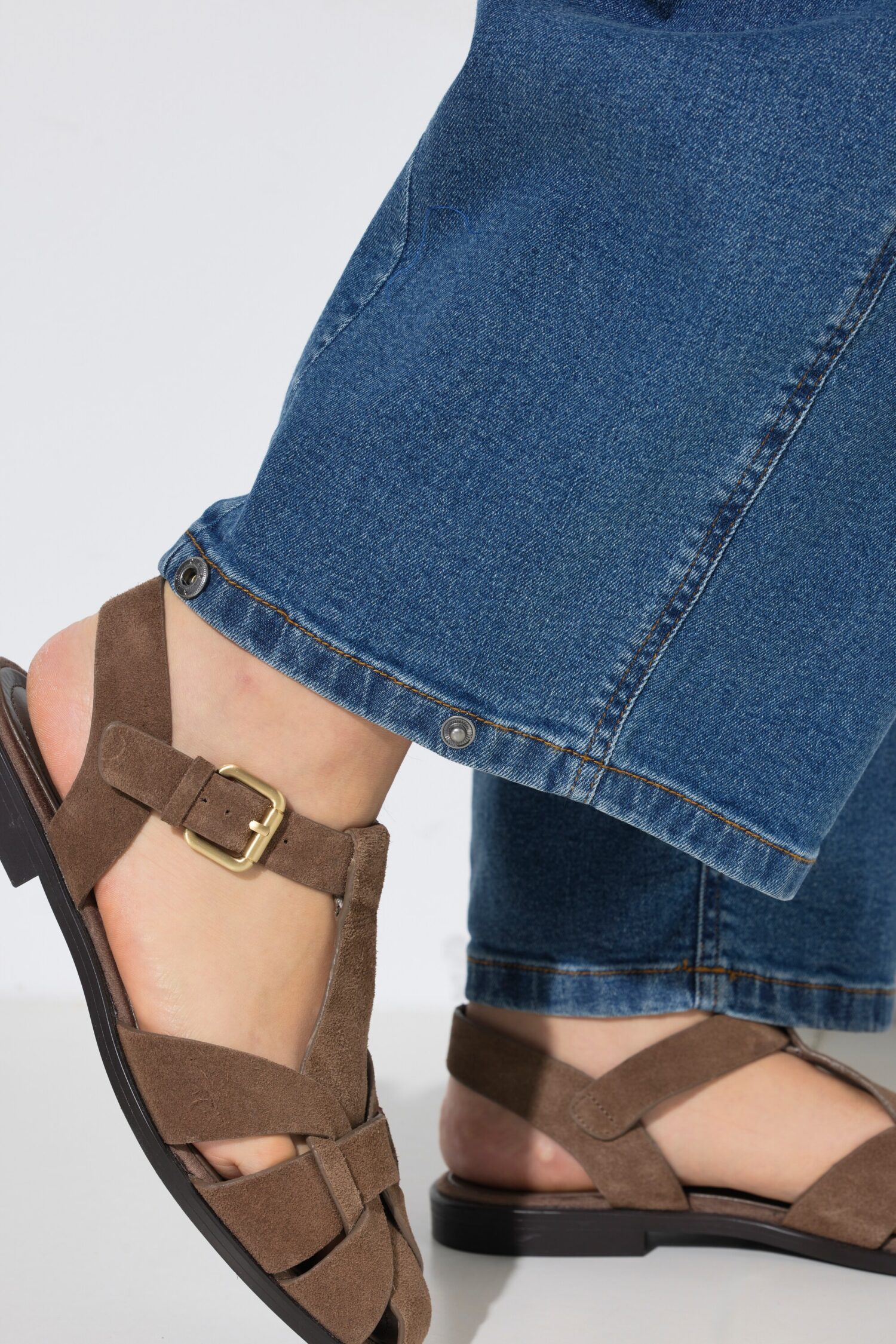 Τζιν παντελόνι barrel fit, από ελαστικό denim ύφασμα