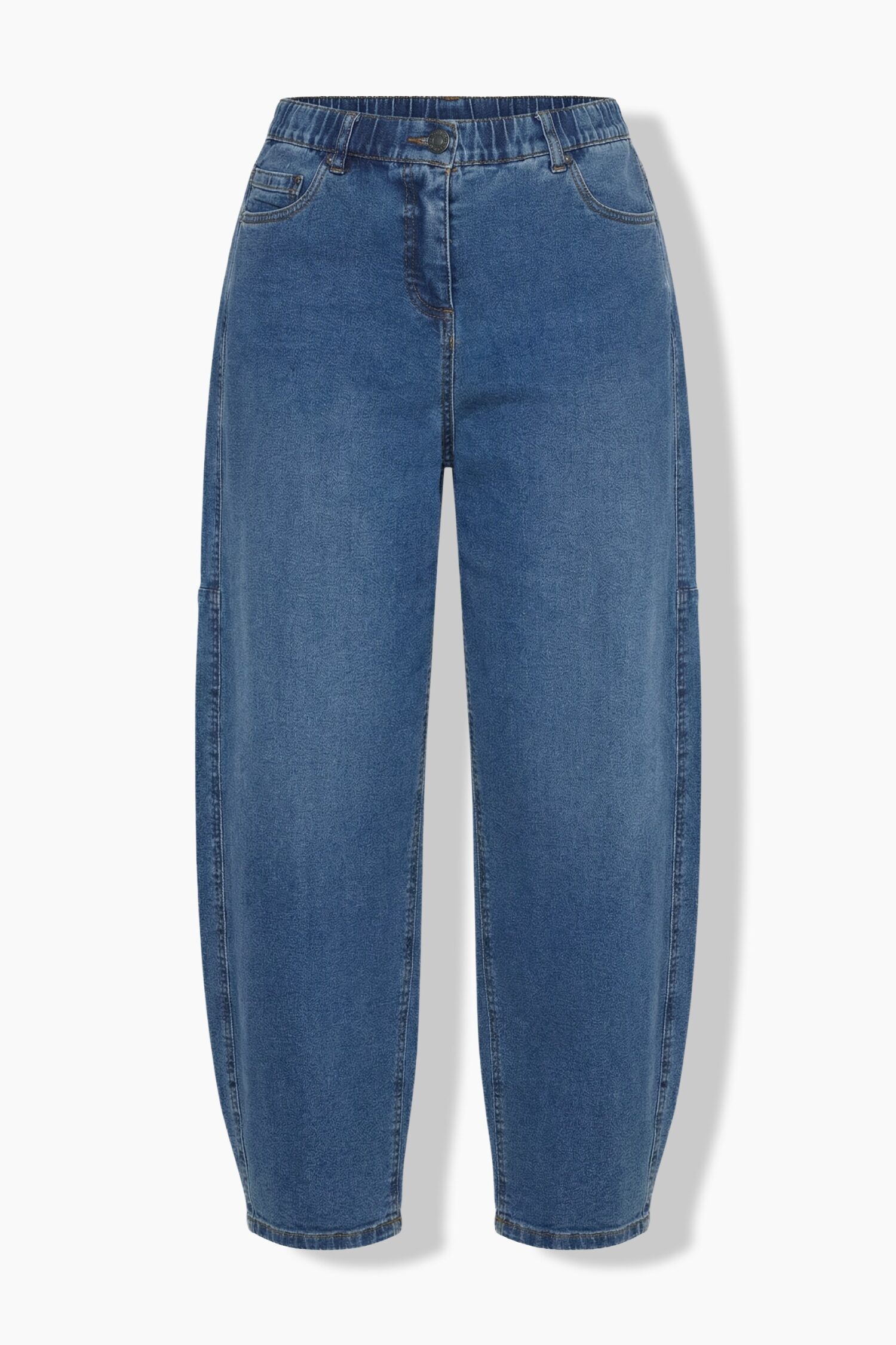 Τζιν παντελόνι barrel fit, από ελαστικό denim ύφασμα