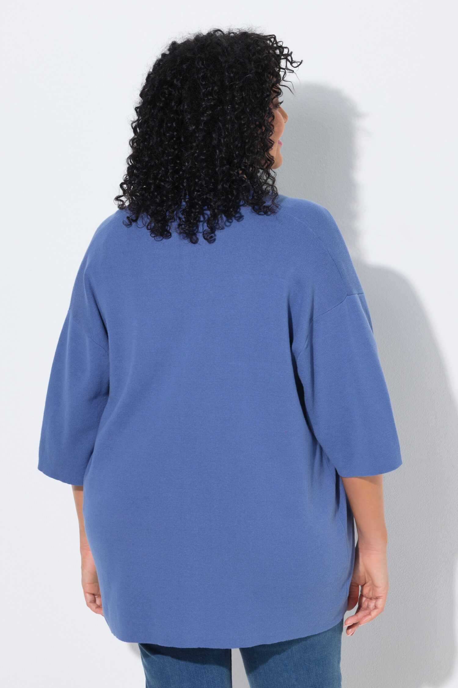 Ζακέτα ελαφρώς oversized, από απαλή, λεπτή πλέξη
