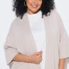 Ζακέτα ελαφρώς oversized, από απαλή, λεπτή πλέξη