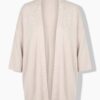 Ζακέτα ελαφρώς oversized, από απαλή, λεπτή πλέξη