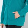 Ζακέτα fleece με φερμουάρ, όρθιο γιακά και μακριά μανίκια