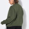 Ζακέτα oversized σε boxy fit με λεπτή πλέξη