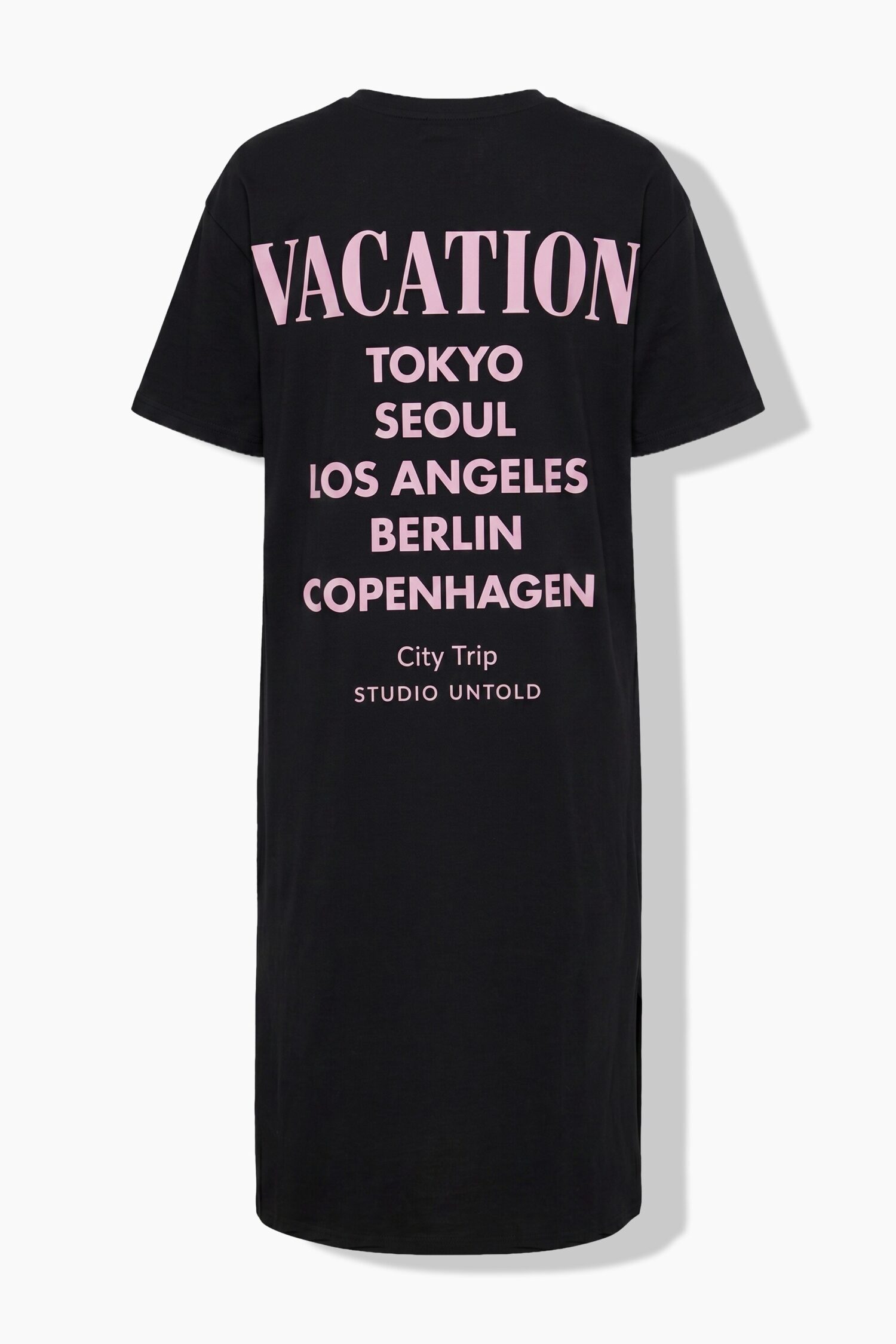 Φόρεμα μάξι oversized με τύπωμα Vacation