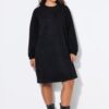 Φόρεμα oversized σε σουέτ look με μανίκια balloon