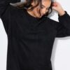 Φόρεμα oversized σε σουέτ look με μανίκια balloon