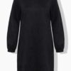 Φόρεμα oversized σε σουέτ look με μανίκια balloon