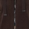 Γιλέκο fleece μακρύ σε γραμμή Α με κουκούλα