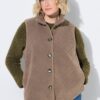 Γιλέκο fleece σε γραμμή Α με όρθιο γιακά