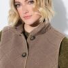 Γιλέκο fleece σε γραμμή Α με όρθιο γιακά