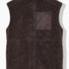 Γιλέκο oversized, teddy fleece με πλήρη επένδυση