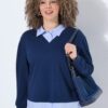 Μπλούζα φούτερ oversized με layers