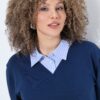 Μπλούζα φούτερ oversized με layers