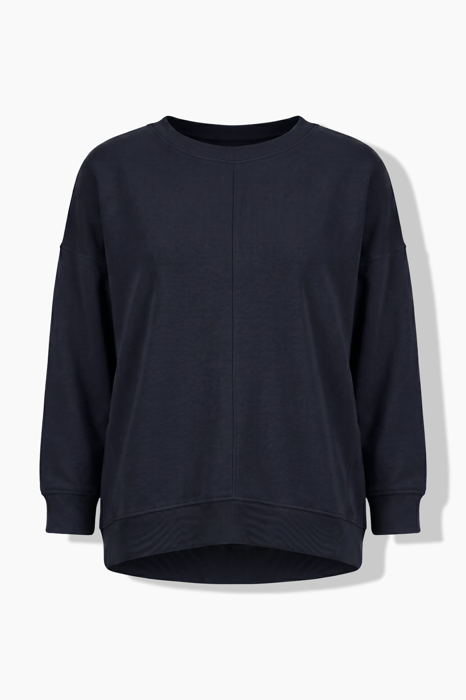 Μπλούζα φούτερ oversized με στρογγυλή λαιμόκοψη