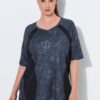 Μπλούζα με snake print και κοντά μανίκια