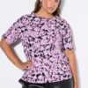Μπλούζα oversized με blurred λεοπάρ σχέδιο