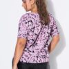 Μπλούζα oversized με blurred λεοπάρ σχέδιο