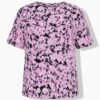 Μπλούζα oversized με blurred λεοπάρ σχέδιο