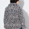 Μπουφάν fleece λεοπάρ με διακριτικές τσέπες