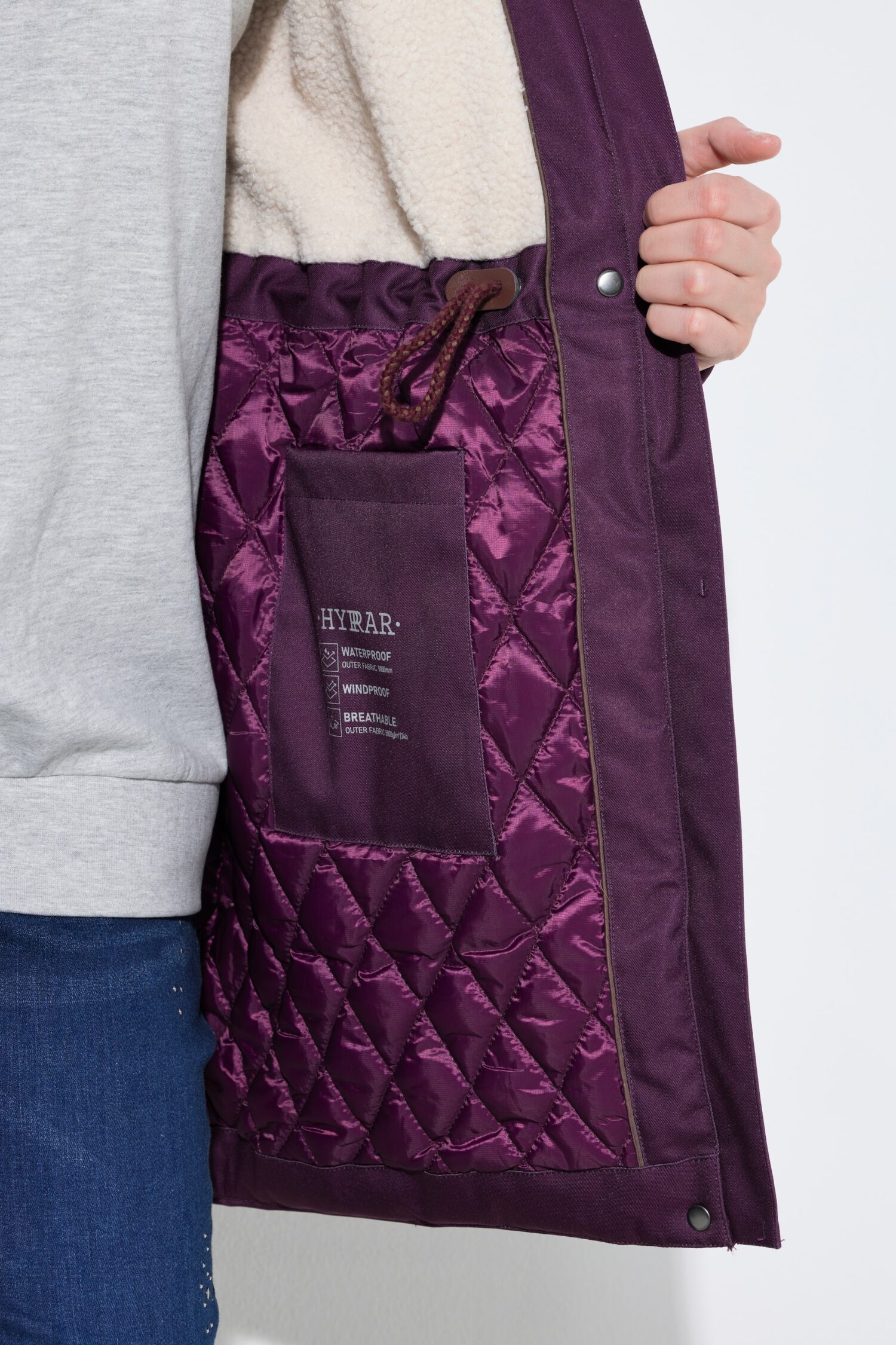 Μπουφάν HYPRAR αδιάβροχο με fleece επένδυση