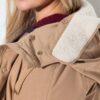 Μπουφάν parka αδιάβροχο με κουκούλα κι όρθιο γιακά