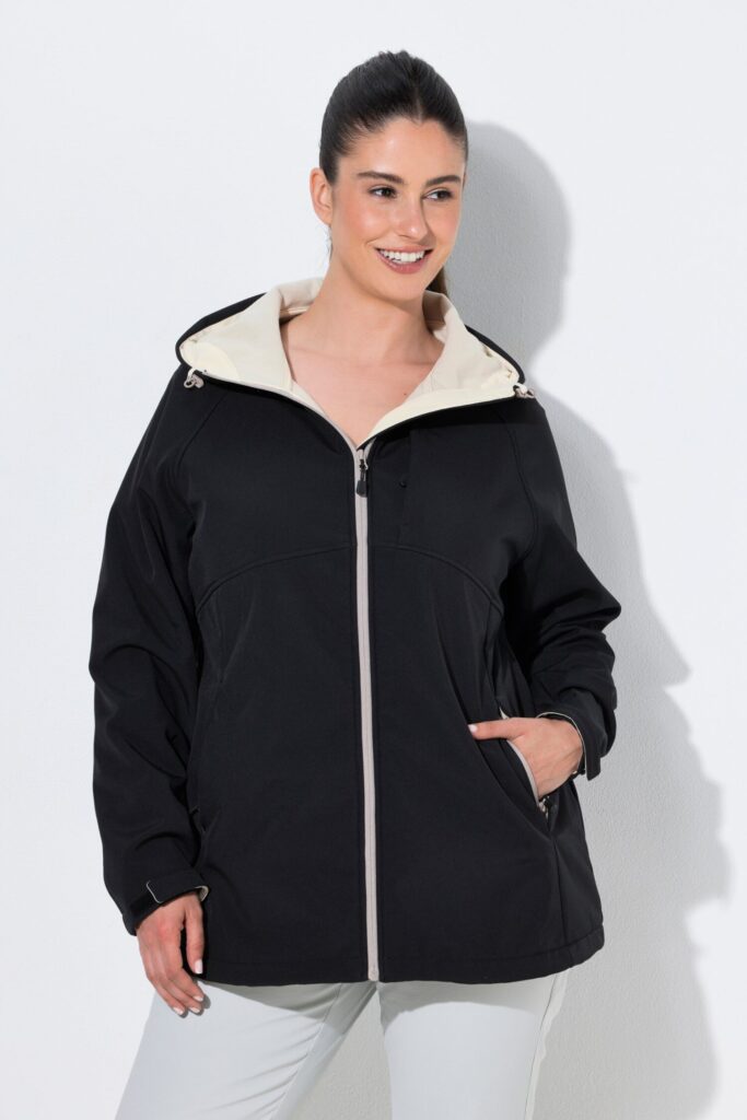 Μπουφάν softshell με κουκούλα κι επένδυση fleece
