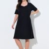 Νυχτικά oversized σε συσκευασία 2 τεμαχίων με κοντά μανίκια