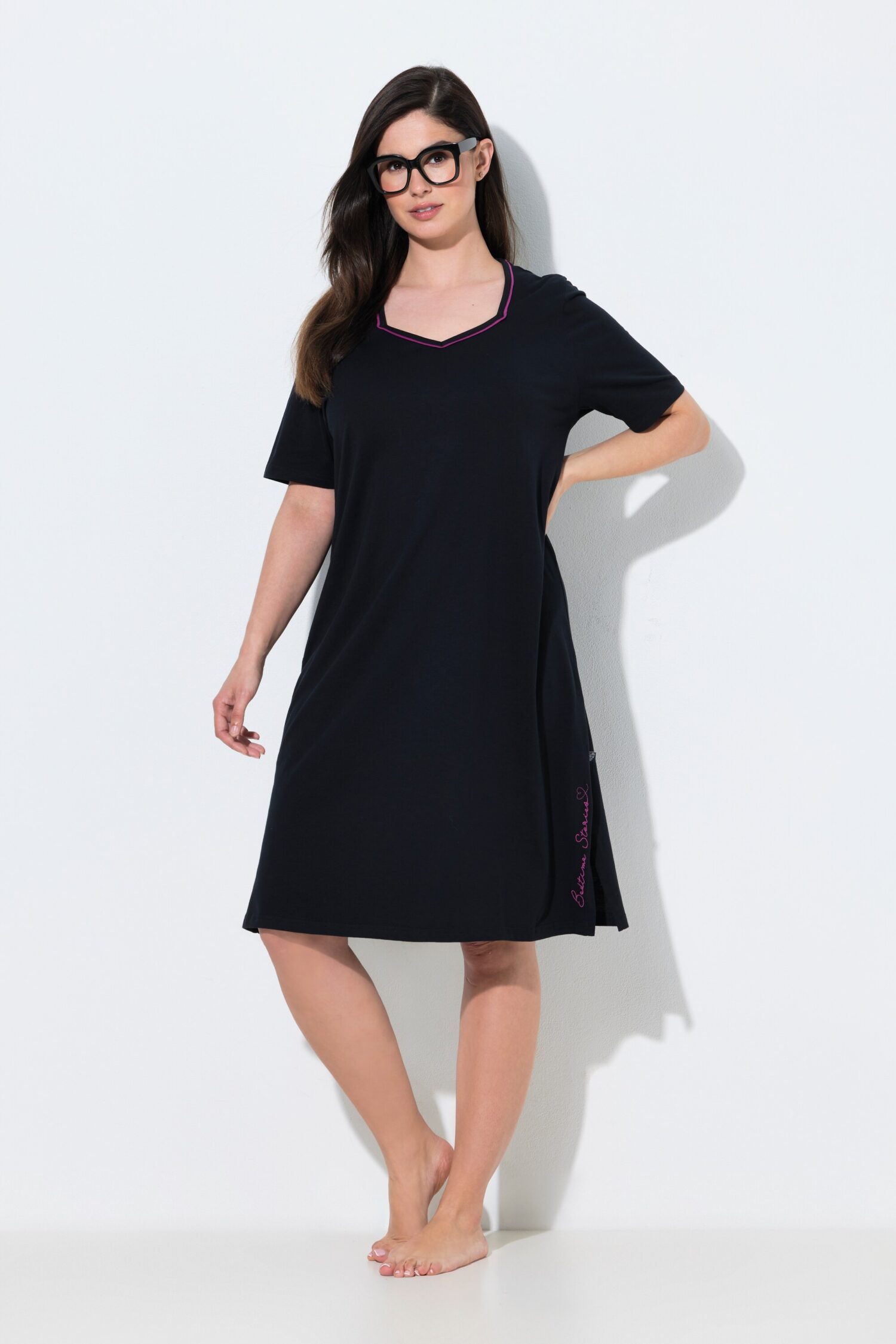 Νυχτικά oversized σε συσκευασία 2 τεμαχίων με κοντά μανίκια