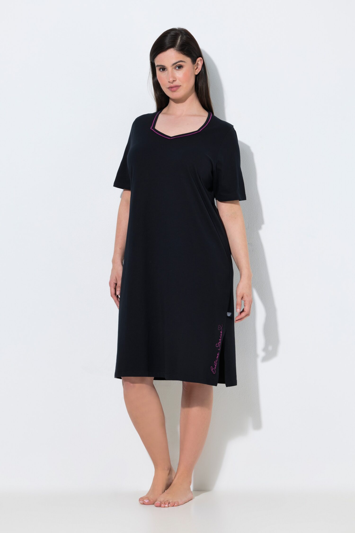 Νυχτικά oversized σε συσκευασία 2 τεμαχίων με κοντά μανίκια