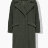 Παλτό oversized, teddy με διπλό κούμπωμα