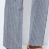 Παντελόνι ριγέ με ελαστική μέση
