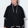 Πόντσο πλεκτό, oversized με στρας