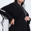 Πόντσο πλεκτό, oversized με στρας