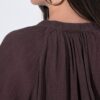 Πουκάμισο κρεπ oversized με μανίκια 3/4